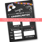 First Day of School Sign Free Download